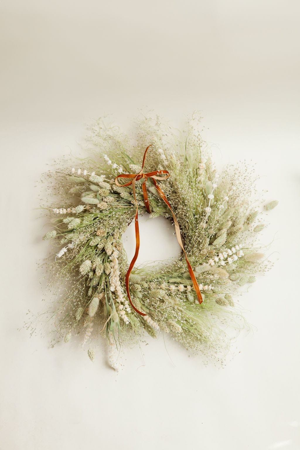 Dried Spring Green Wreath - Image 3