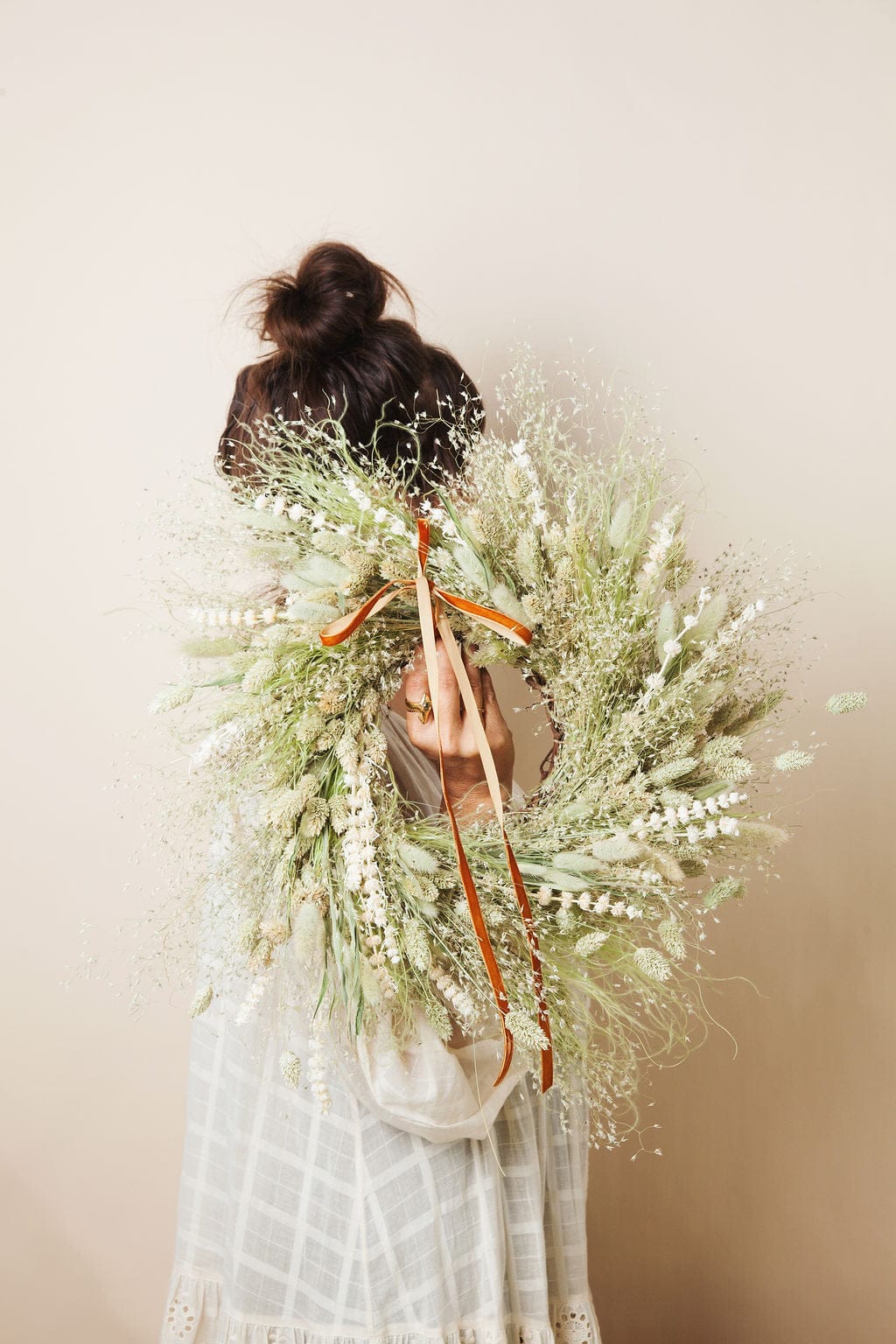 Dried Spring Green Wreath - Image 7